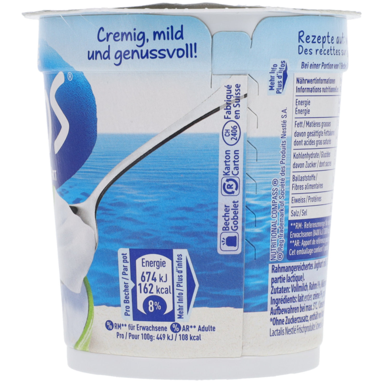 Yaos Joghurt Nature nach Griechischer Art 2x150g