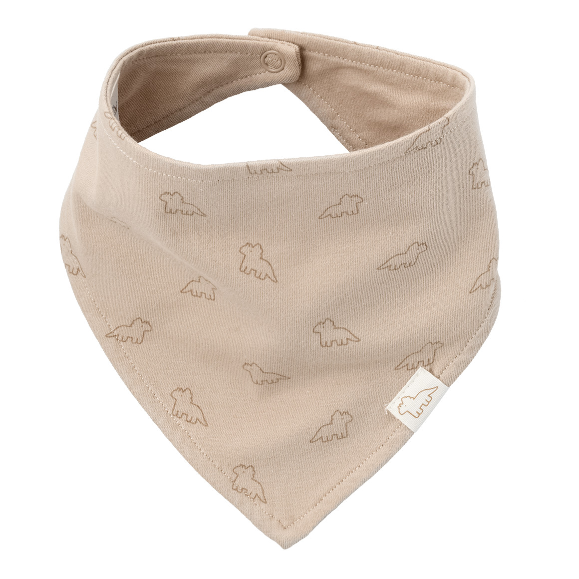 Topomini Baby Bandana mit Dinos beige
