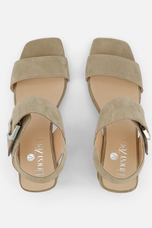 Linea Zeta Sandalen beige Suede
