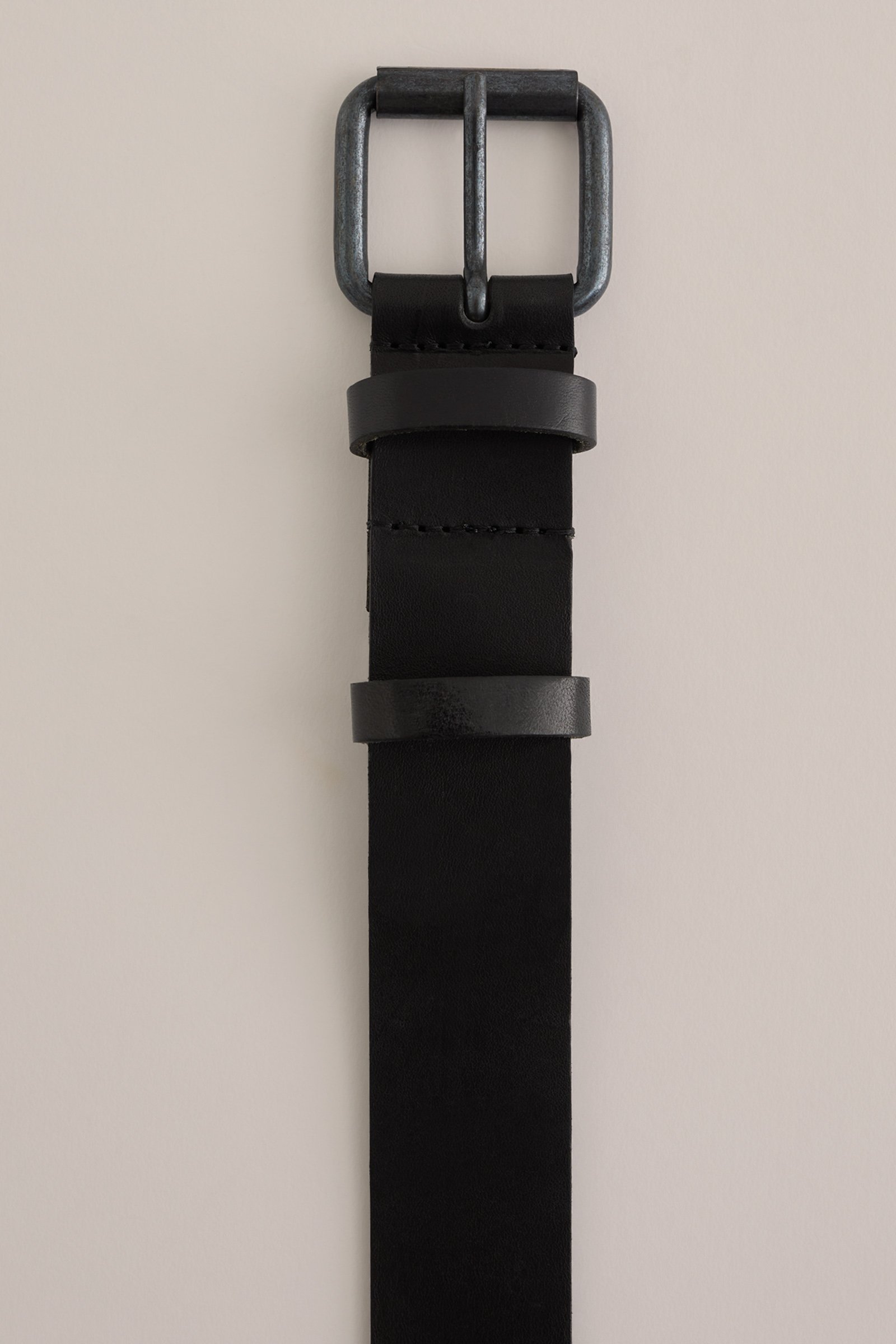 leren riem WE Fashion Zwart