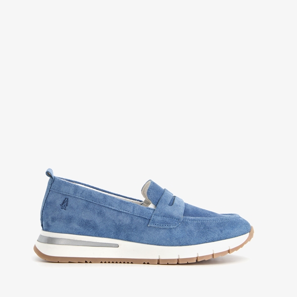 Hush Puppies blauwe leren instappers