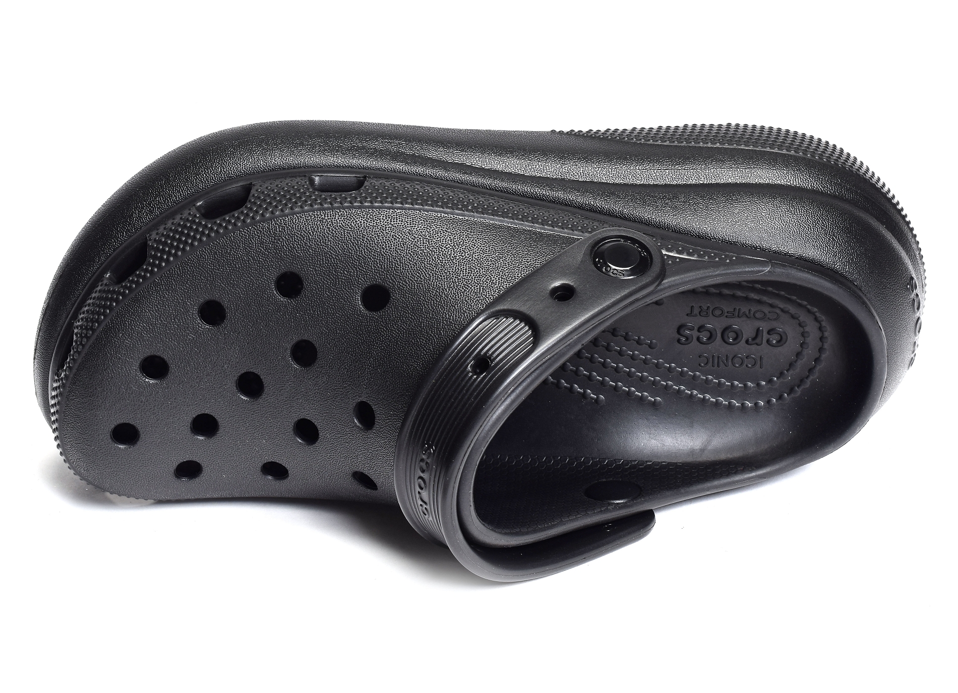 Classic crush clog noir