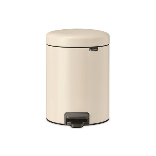 Brabantia NewIcon pedaalemmer 5 liter met kunststof binnenemmer - Soft Beige