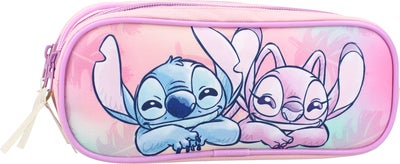 Disney Lilo & Stitch Dobbeltpennal Wild Energy, Rosa