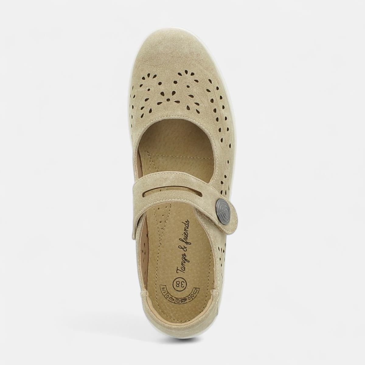 Escarpins pieds sensibles Femme beige