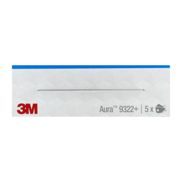 3M Aura stofmasker 9322 FFP2 met ventiel