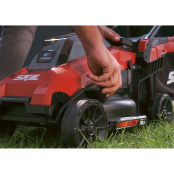 SKIL 20V grasmaaier 0130BA brushless 34cm + 2 accu's 2,0Ah + snellader