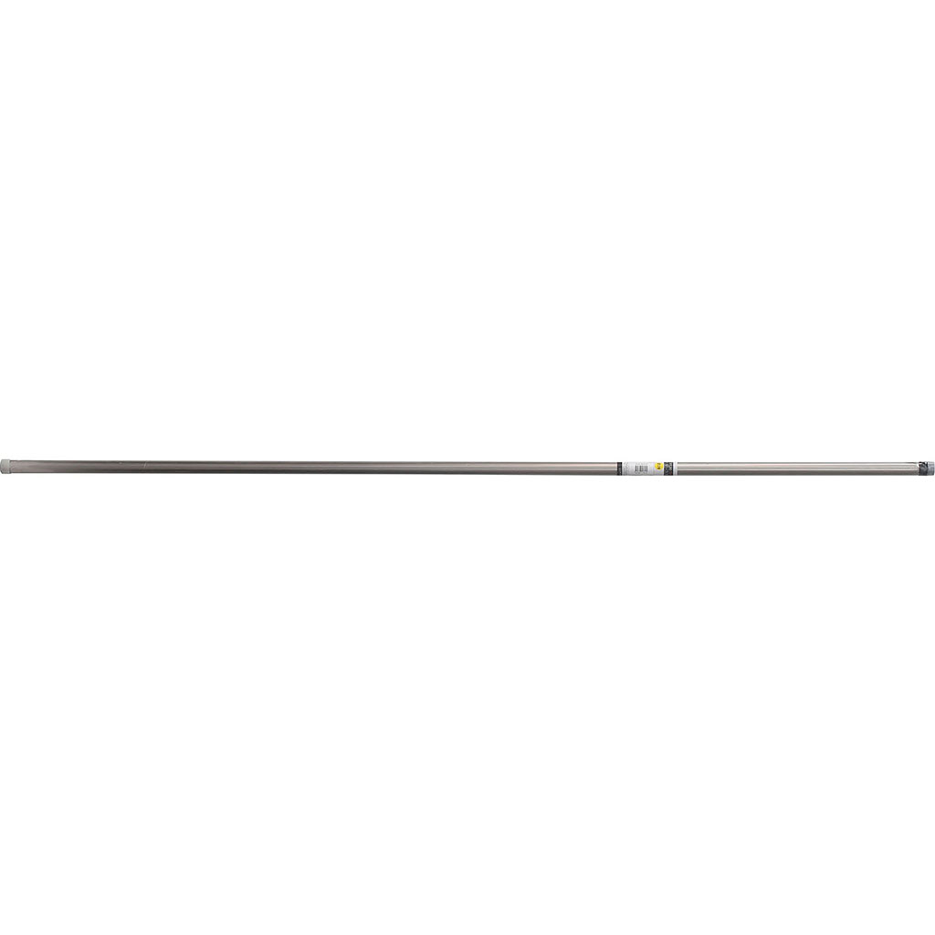 Barre pour tringle à rideaux extensible fer forgé noir cérusé argent 1.85-3.50m