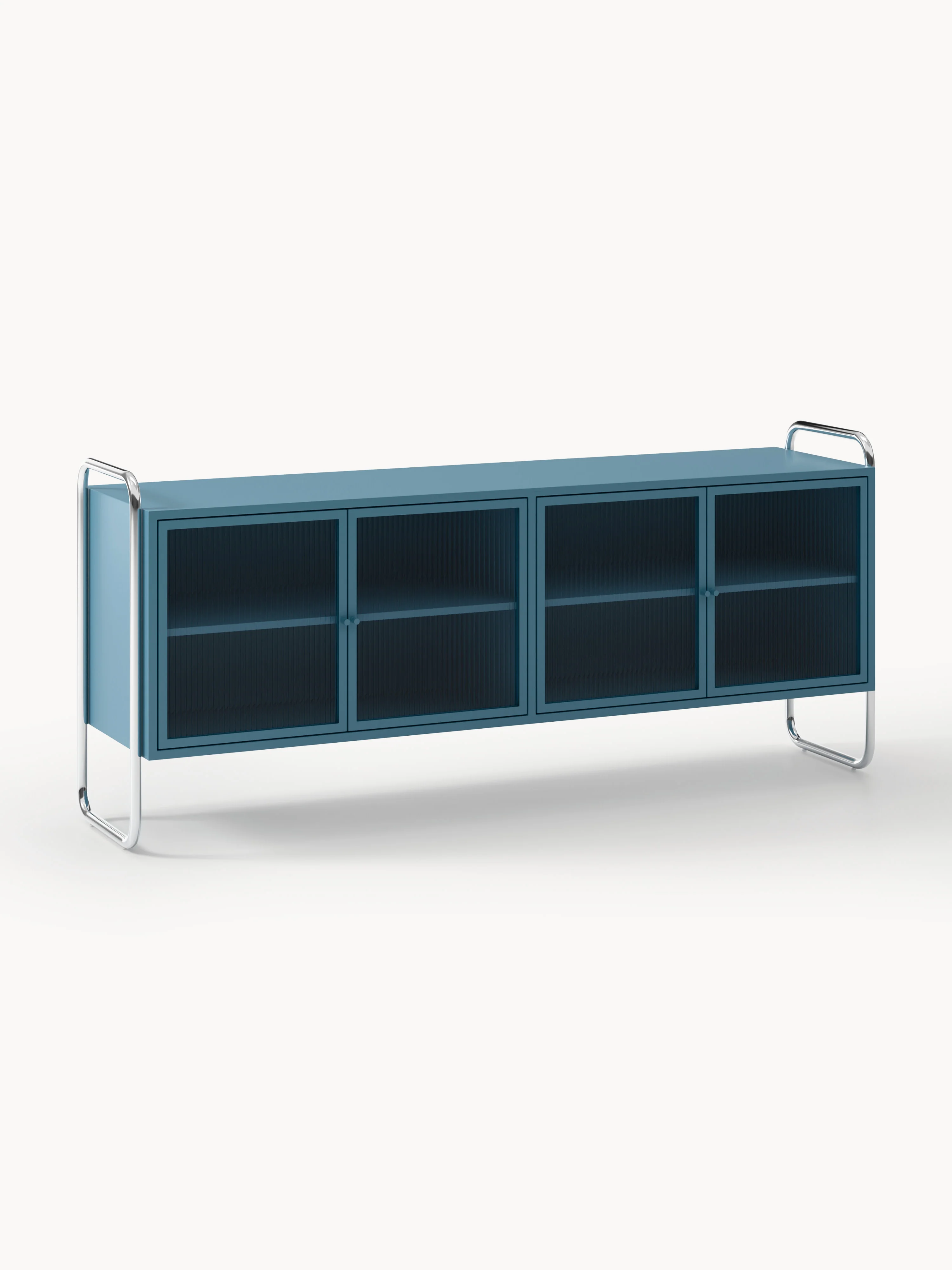 Metalen dressoir Robyn met glazen front
