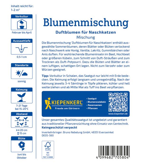 Duftblumen für Naschkatzen Mix, Saatgut von