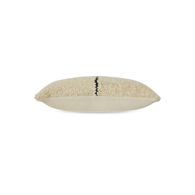 HKliving Natural Wool Striped kussen 50x30
