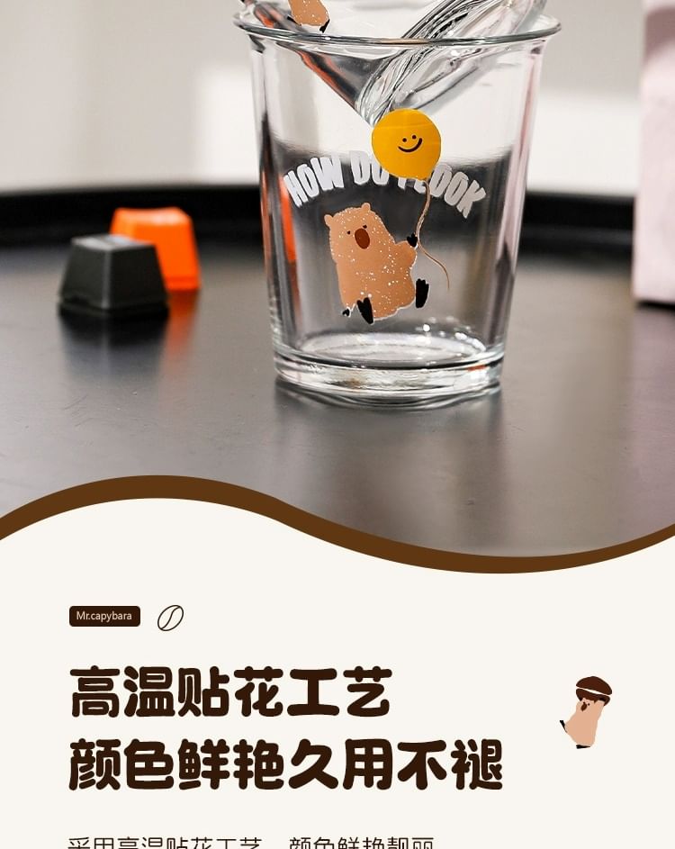Kawa Simaya - Capybara Drinkglas / Set (Diverse ontwerpen)