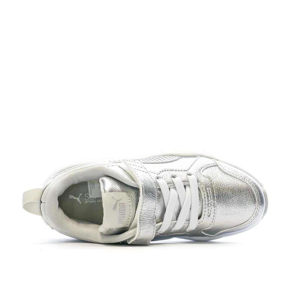 Puma Baskets Argenté Fille Puma Ray Metallic