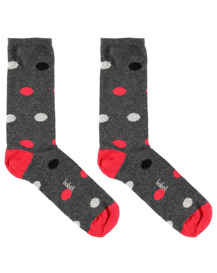 Socken MIX IT UP – DOTS 3er Pack in grau