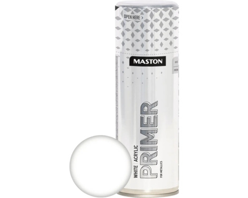 Spuitverf Maston Acryl Primer Wit 400 ml