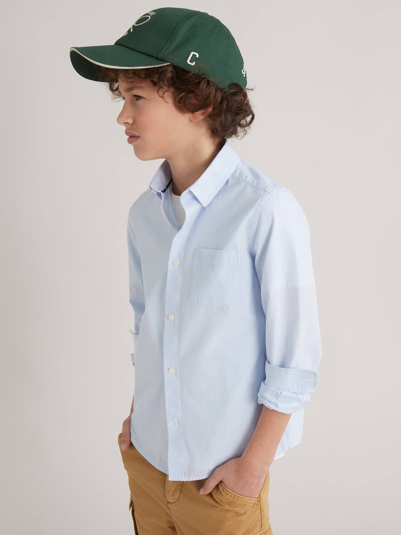 Camisa listrada para meninos