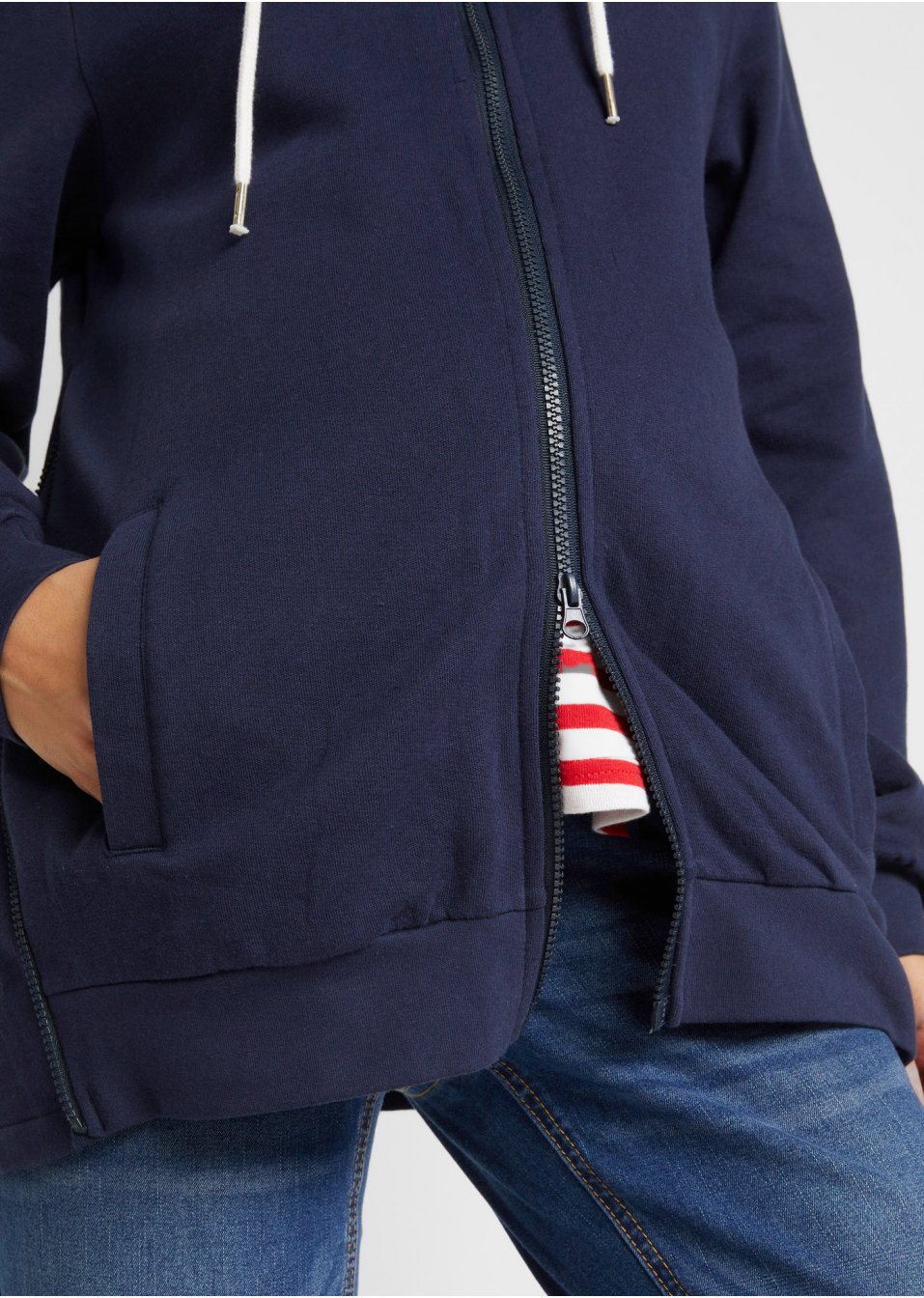 Veste sweat-shirt de grossesse et de portage