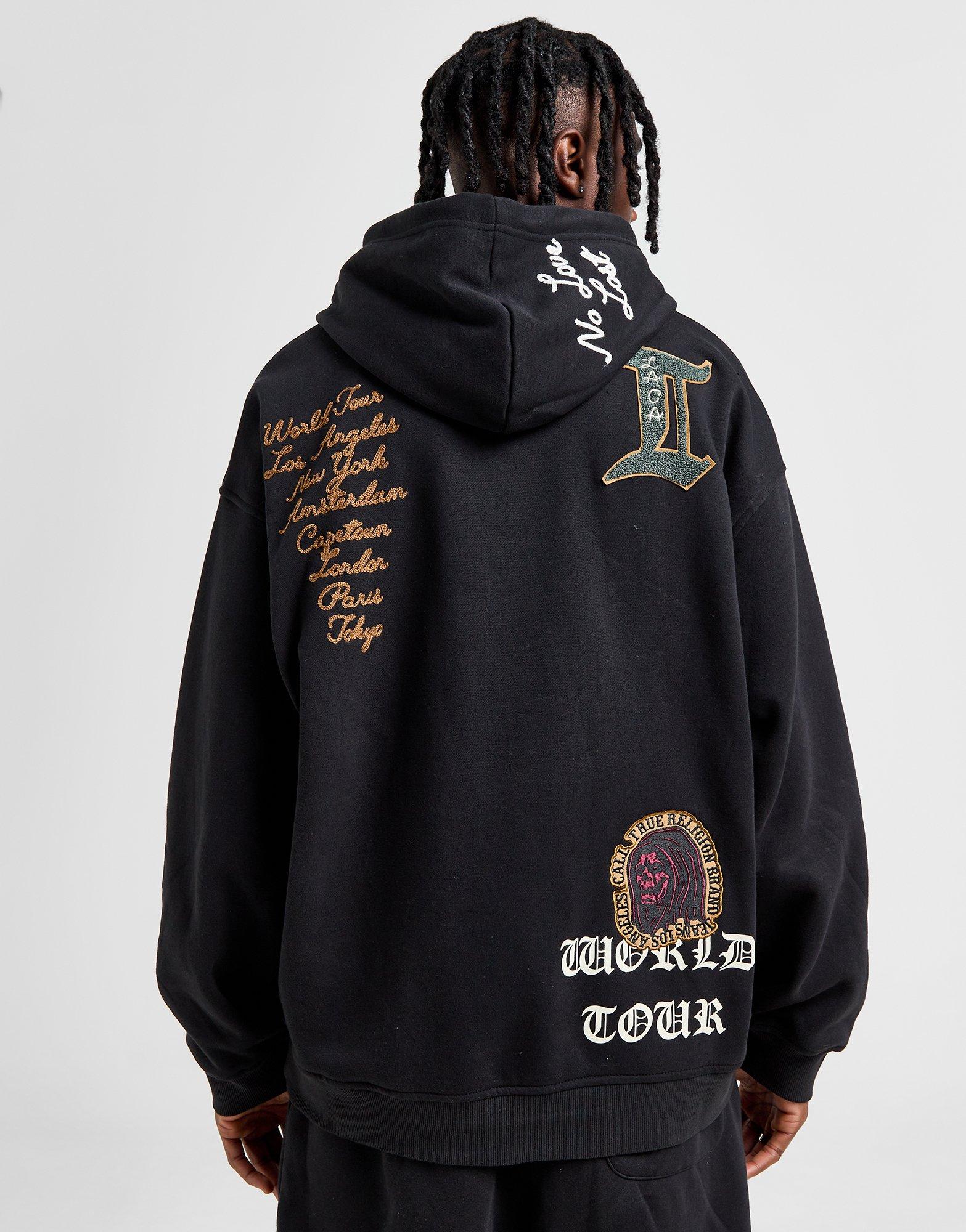True Religion Sweat à Capuche Patch Homme