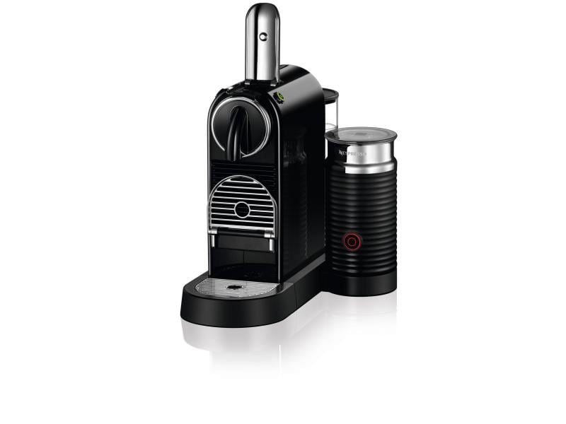 De'Longhi Kaffeemaschine Nespresso CitiZ & Milk EN267.BAE S Elegante Kapselmaschine der Original Line mit Aeroccino-Milchschäumer