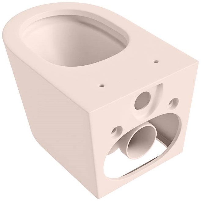 Mondiaz Lavie toiletpot randloos en diepspoel rosee