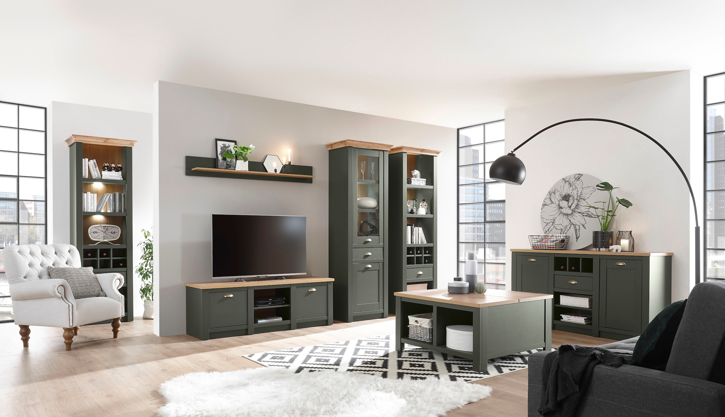Home affaire Wohnwand »Cambridge« Set, 4 Stk. tlg.