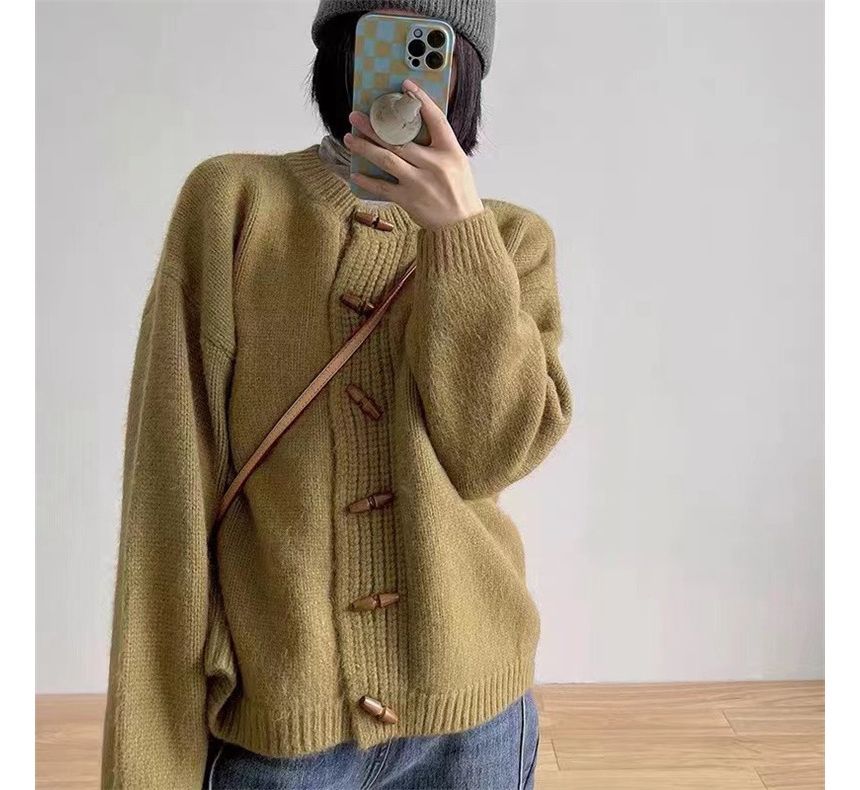 aistera - Effen dufflecardigan