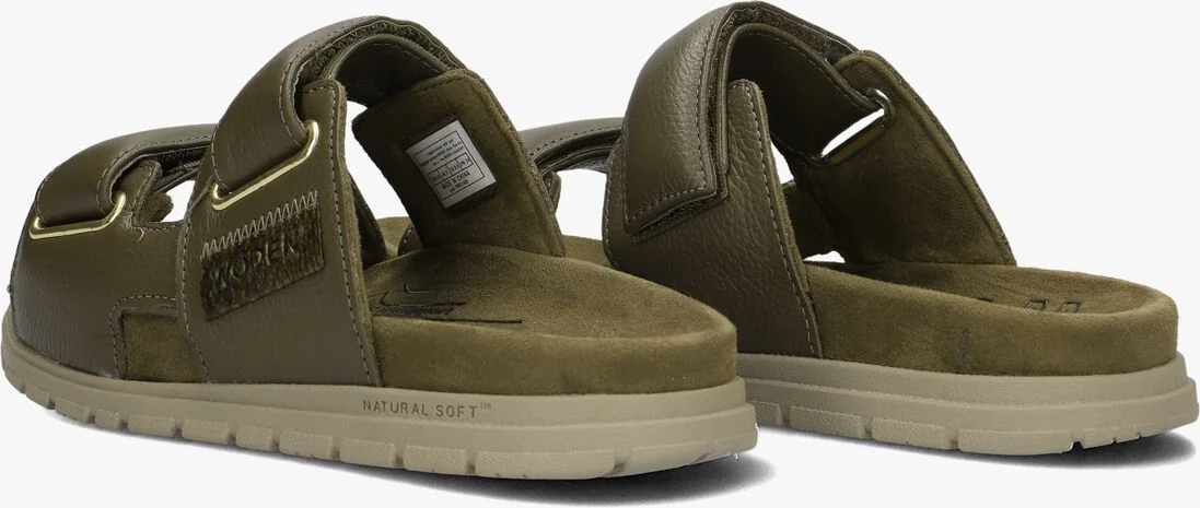 WODEN groene woden slippers lisa