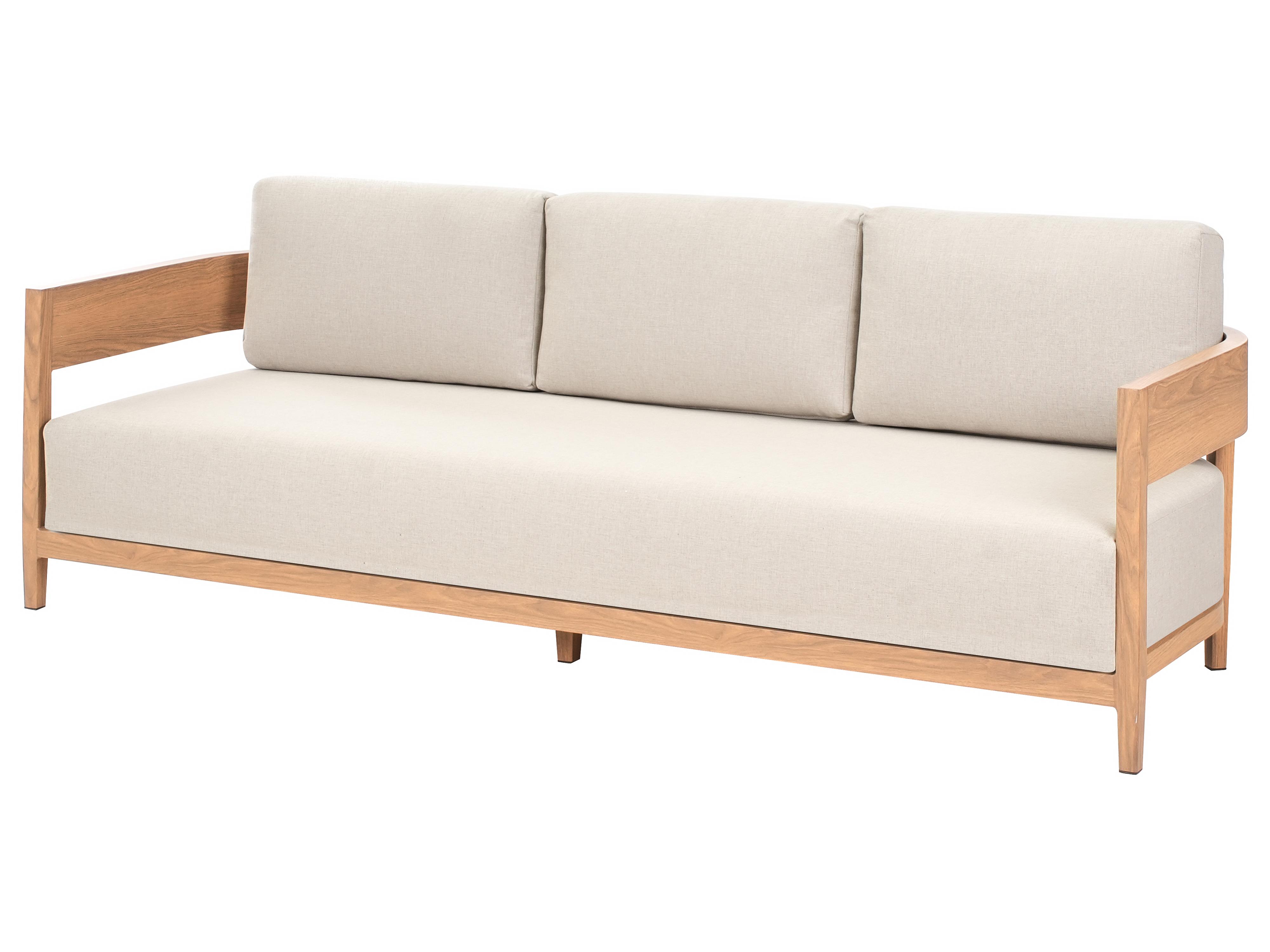 Tuin loungebank 3-zits SAMPIERI Metaal Lichtbruin