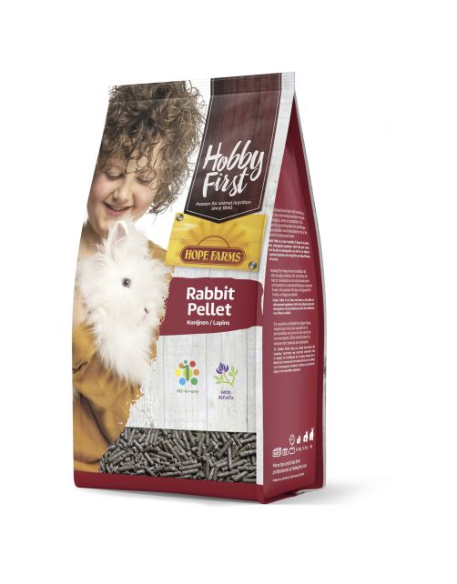 Hobbyfirst Hope Farms Rabbit Pellet - Konijnenvoer - 4 kg