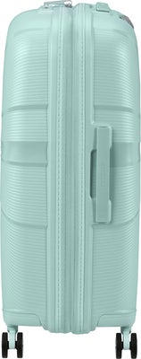 American Tourister StarVibe Spinner Koffert 70-77L, Metallic Surf Blue