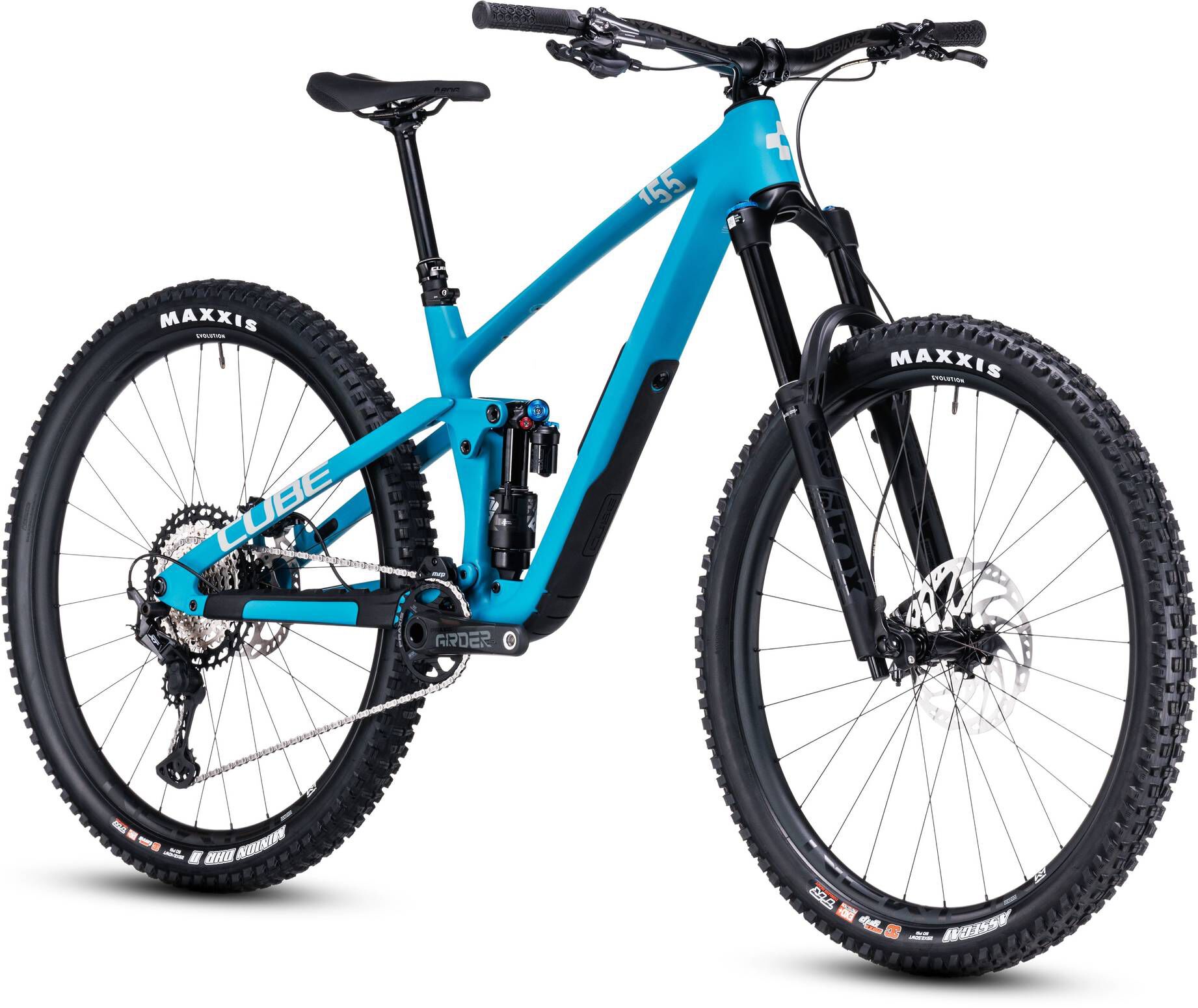 Cube| Mountainbike Fully STEREO ONE55 C:62 SLX 29, Carbon-Diamantrahmen, 29