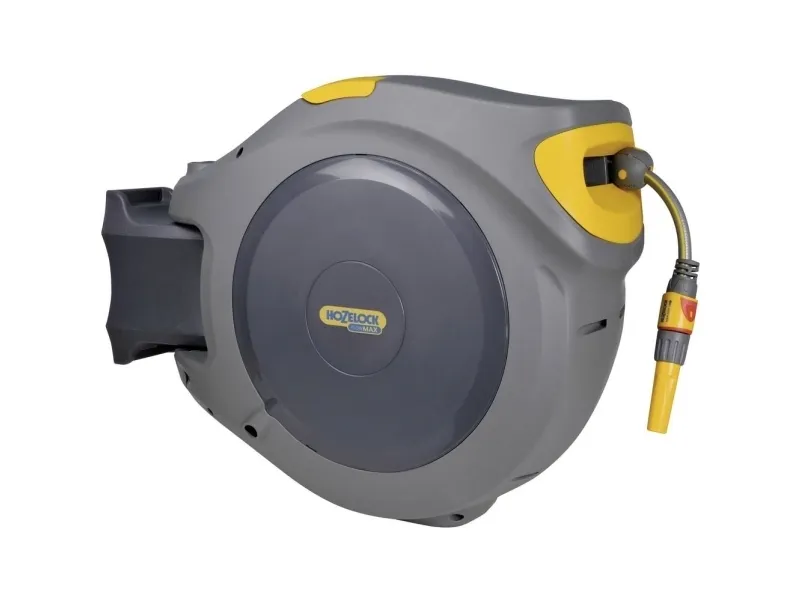 Hozelock 2597 0000, Vægmonteret rulle, Automatisk, Funktionel, Grå, PVC, Vægmonteret