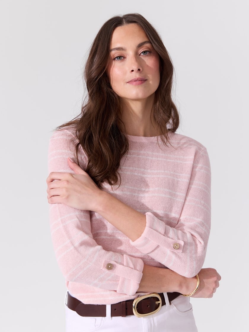 Fia genser Petal Pink