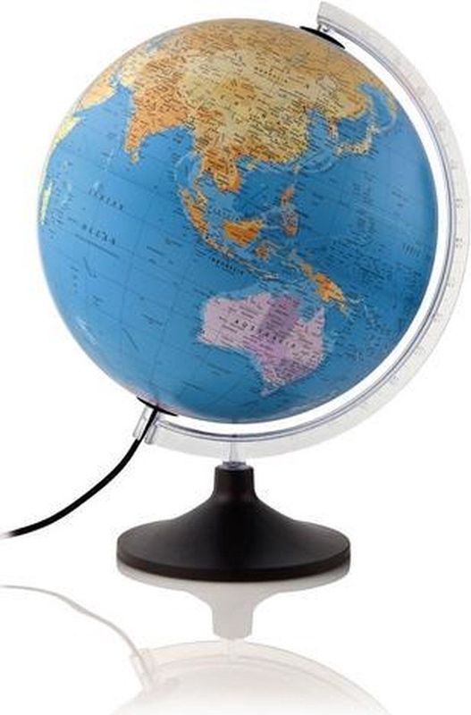 Wereldbol - Politiek - 30 cm - Verlicht - Solid Line