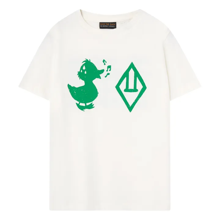 The Animals Observatory The Animals Observatory X Save The Duck - T-Shirt Rooster | Blanc