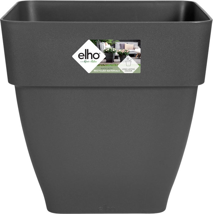 Elho bloempot Vibia Campana antraciet 36,4 x 36,4 x 35,6 cm