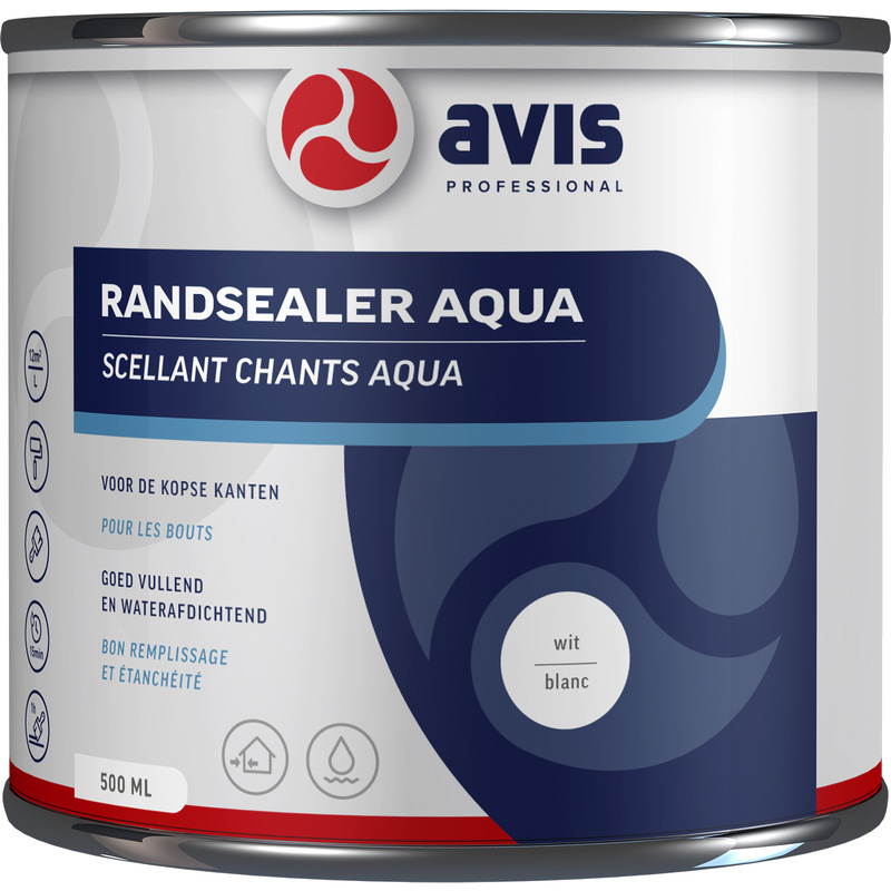 Avis Randsealer Aqua 500ml Wit