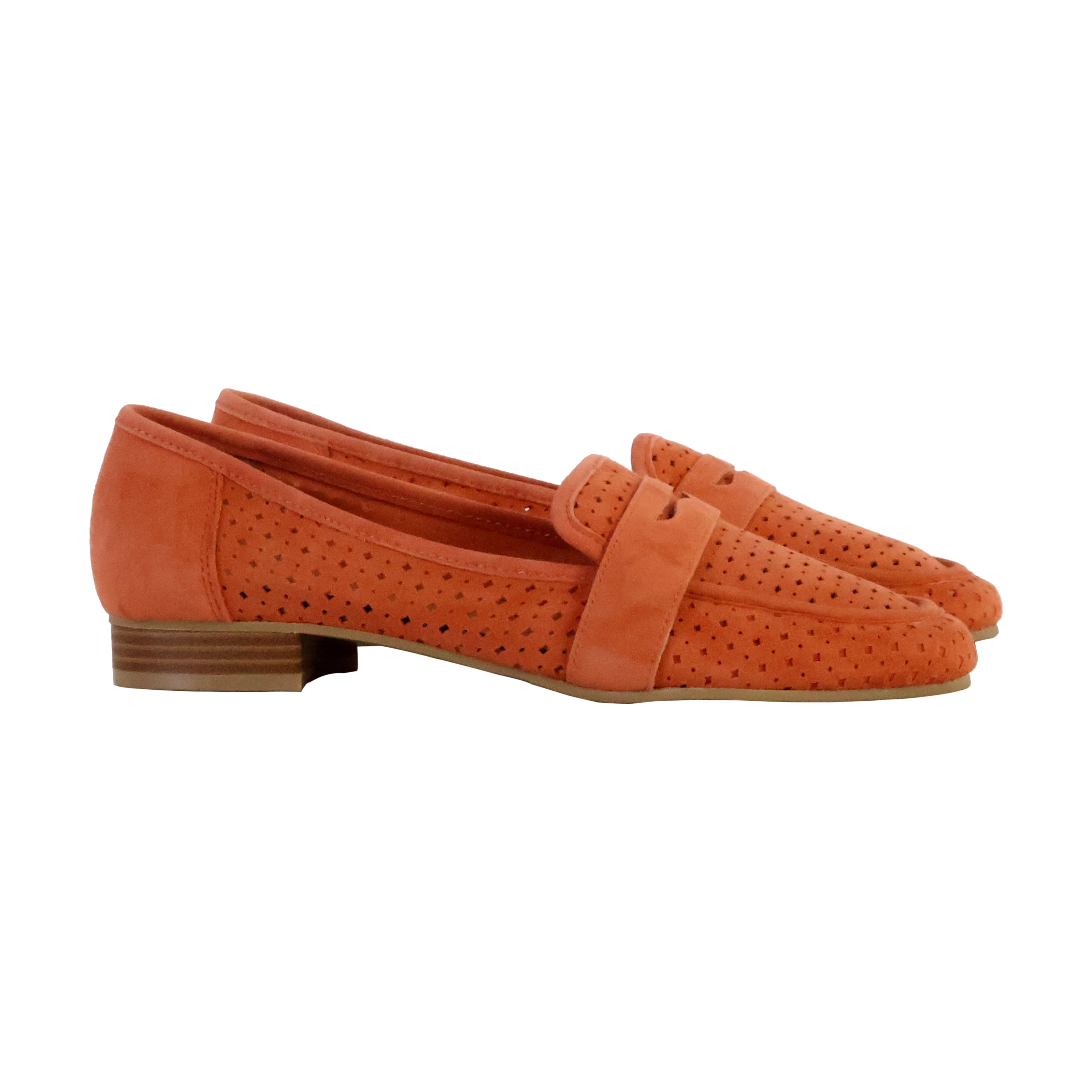 Mocassins en cuir Joude | Orange