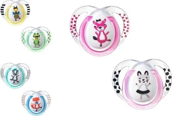 Tommee Tippee Fun Style, Klassisk babysut, Ortodontisk, Silikone