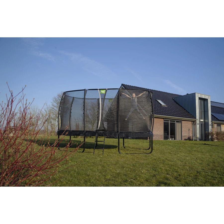 EXIT Allure Premium Trampolin 244x427cm - grün