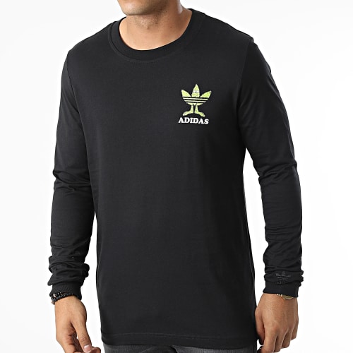 Tee Shirt Manches Longues Fun HM2490 Noir