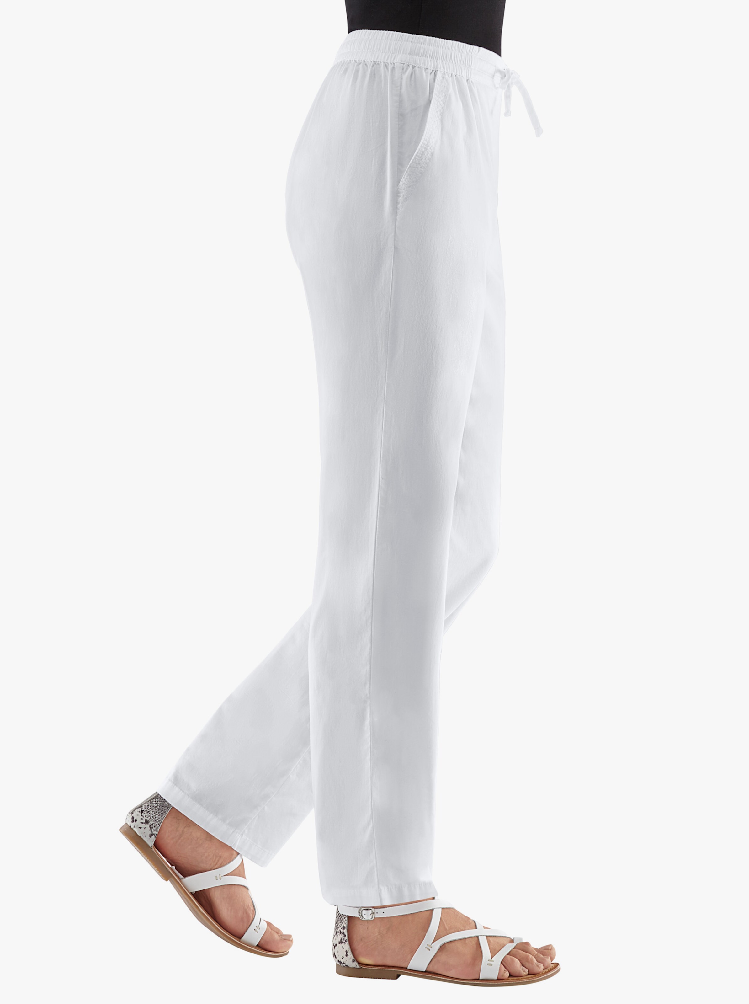 Palazzohose aus Jeans-Stoff