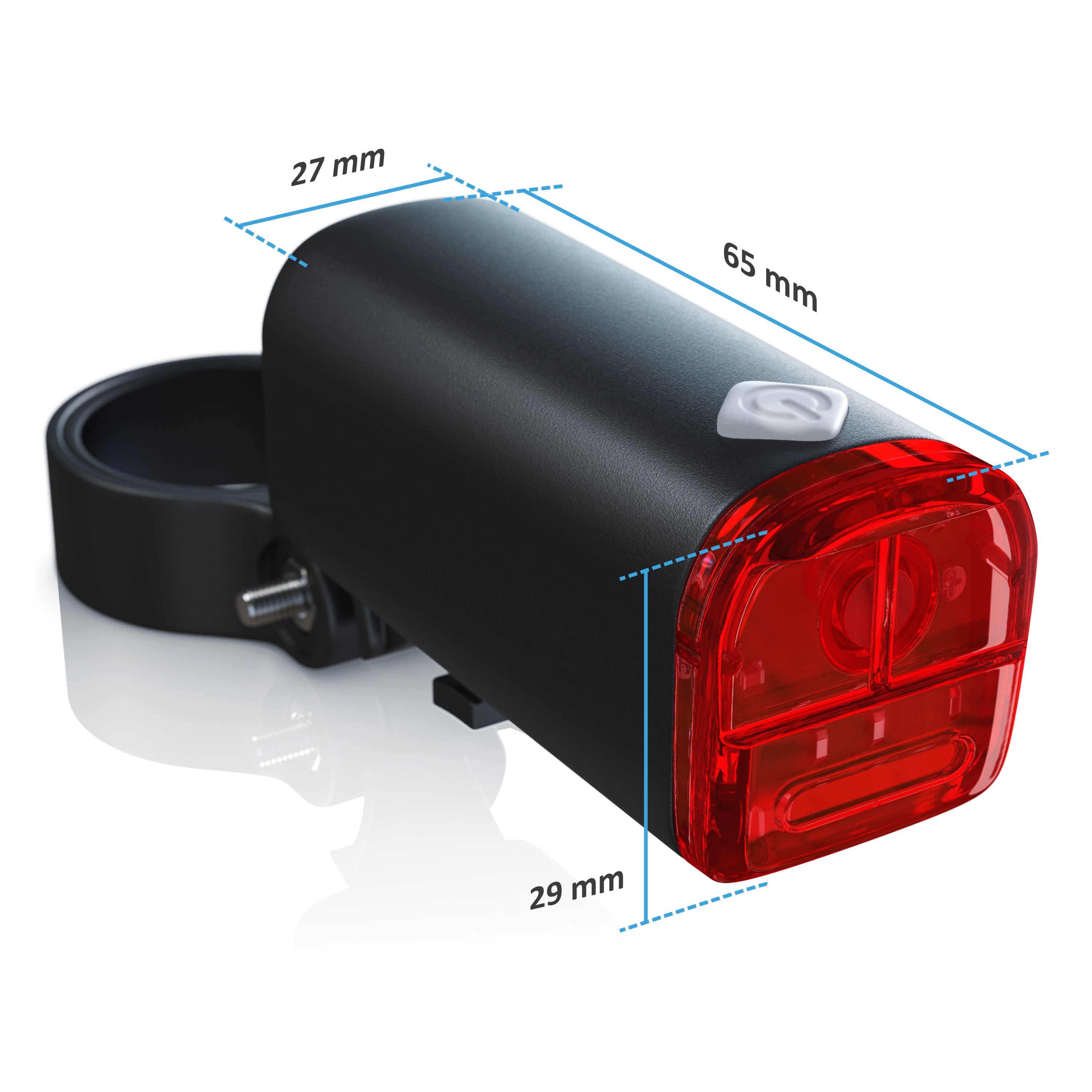 Aplic LED Fahrradlampen-Set mit Front & Rücklicht StVZO zugelassen / Helle LED mit 30 Lux