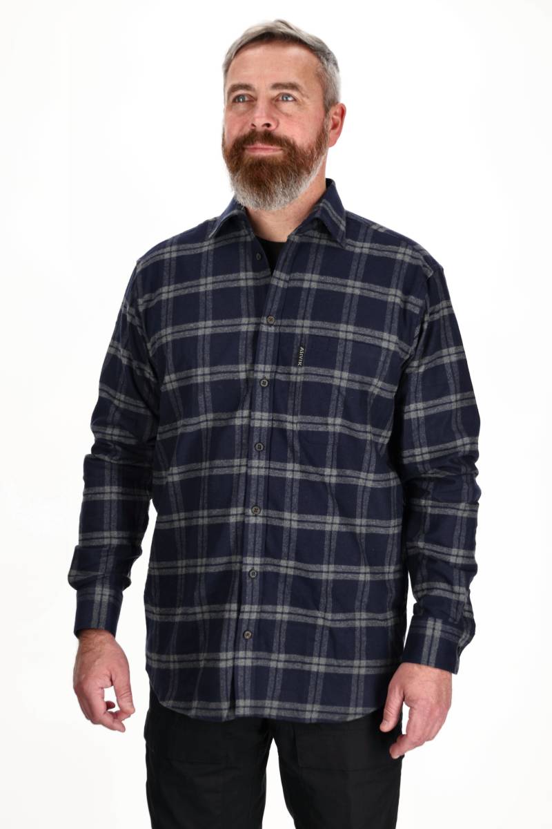 Asivik Blåvand LS skjorte, herre (Dark Blue) - Spejder Sport