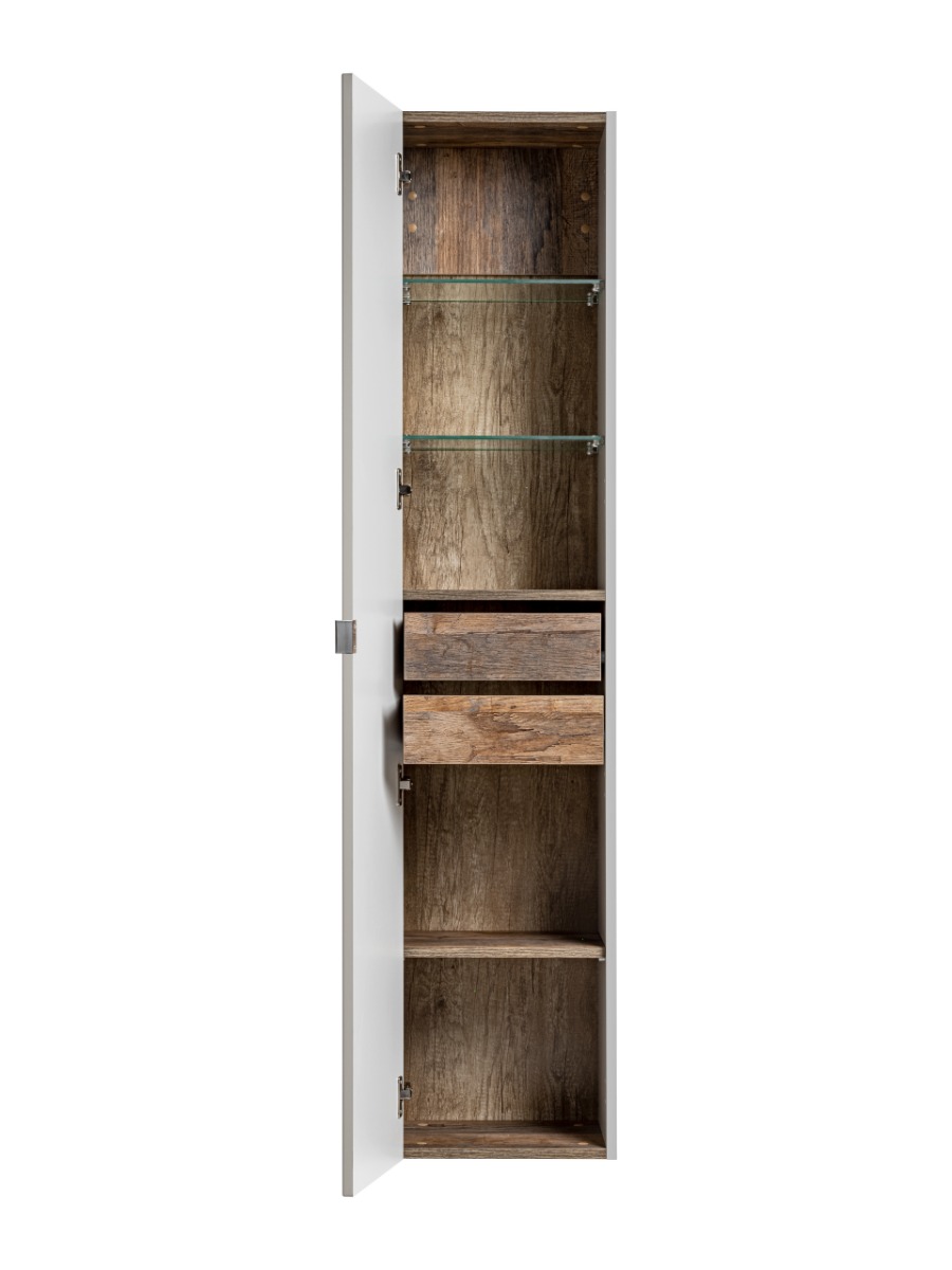 SCHADEMODEL: Comad Santa Fe FSC kolomkast 35x33x160cm taupe