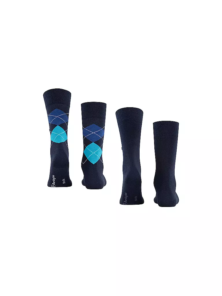 BURLINGTON Herren Socken EVERYDAY 2-er Pkg. 40-46 marine blau