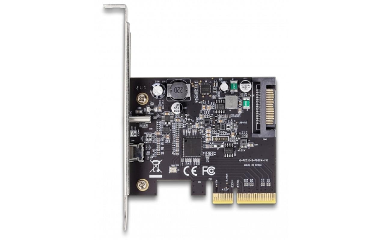 PCI-Express-Karte 90074 2x USB Typ-C1x USB-C PD, 1x USB-C 3.2 Gen. 2 x 2 20 Gbps