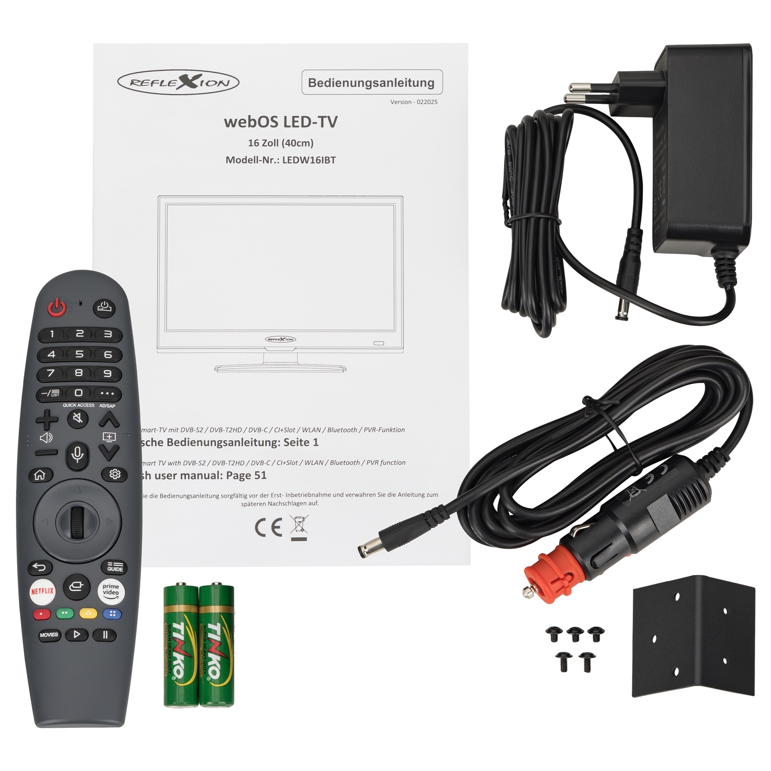 Reflexion LEDW16iBT Camping LED televisie