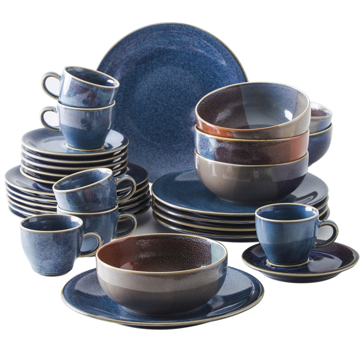 KAHLA Homestyle Kombiservice 30tlg. atlantic blue