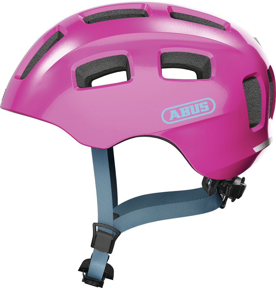 ABUS Youn-I 2.0 cykelhjelm LED Sparkling Pink